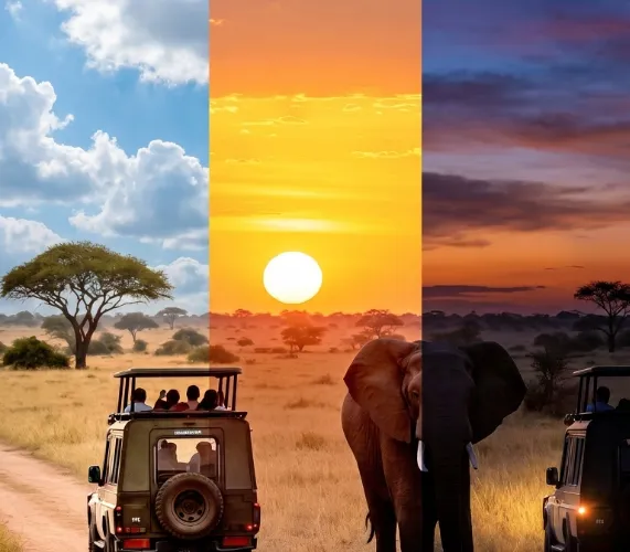 Paisaje de sabana en ÁFRICA